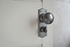 Holkham Door Knob, Nowton Privacy Plate, Polished