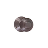 Reeded Door Knob, Reeded Plate, Polished