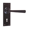 Manson Handle, Bristol Keyhole Plate, Matt Black