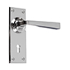 Manson Handle, Bristol Keyhole Plate, Nickel