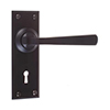 Manson Handle, Ripley Keyhole Plate, Matt Black