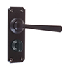 Manson Handle, Ilkley Privacy Plate, Matt Black