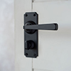 Manson Handle, Ilkley Privacy Plate, Matt Black