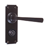 Manson Handle, Ilkley Privacy Plate, Matt Black