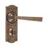 Manson Handle, Nowton Privacy Plate, Antiqued Brass