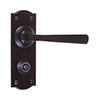 Manson Handle, Nowton Privacy Plate, Matt Black