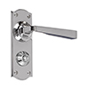 Manson Handle, Nowton Privacy Plate, Nickel