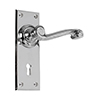 Regency Handle, Bristol Keyhole Plate, Nickel