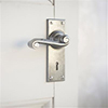 Regency Handle, Bristol Keyhole Plate, Polished