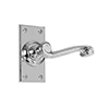 Regency Handle, Bristol Short Plate, Nickel