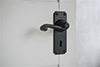 Regency Handle, Ilkley Keyhole Plate, Matt Black