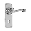 Regency Handle, Ilkley Keyhole Plate, Nickel