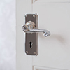 Regency Handle, Ilkley Keyhole Plate, Nickel