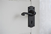 Regency Handle, Nowton Keyhole Plate, Matt Black