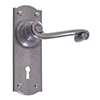 Regency Handle, Nowton Keyhole Plate, Polished