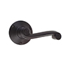 Regency Handle, Reeded Plate, Matt Black