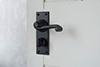 Regency Handle, Bristol Privacy Plate, Matt Black