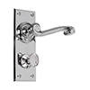 Regency Handle, Bristol Privacy Plate, Nickel