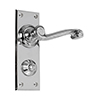 Regency Handle, Bristol Privacy Plate, Nickel