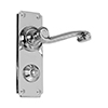 Regency Handle, Ilkley Privacy Plate, Nickel