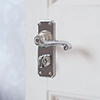 Regency Handle, Ilkley Privacy Plate, Nickel