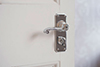 Regency Handle, Ilkley Privacy Plate, Nickel