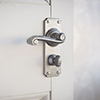 Regency Handle, Ilkley Privacy Plate, Polished