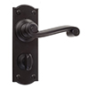 Regency Handle, Nowton Privacy Plate, Matt Black