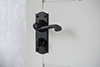 Regency Handle, Nowton Privacy Plate, Matt Black