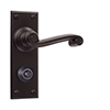 Regency Handle, Ripley Privacy Plate, Matt Black