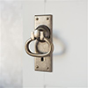 Foxhall Lever Handle with Bristol Keyhole Plate in Antiqued Brass