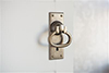 Foxhall Lever Handle with Bristol Keyhole Plate in Antiqued Brass