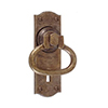 Foxhall Handle, Nowton Keyhole Plate, Antiqued