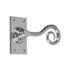 Curled Handle, Bristol Short Plate, Nickel