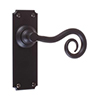 Curled Handle, Ilkley Plain Plate, MattBlack