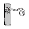 Curled Handle, Ilkley Plain Plate, Nickel