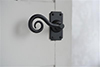 Curled Handle, Ilkley Short Plate, MattBlack