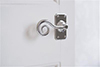 Curled Handle, Ilkley Short Plate, Nickel