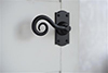 Curled Handle, Nowton Short Plate, MattBlack