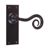 Curled Handle, Ripley Plain Plate, MattBlack