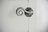 Curled Handle, Shaftesbury Plate, Polished