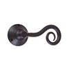 Curled Handle, Rowley Plate, Matt Black