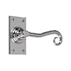 Scrolled Handle, Bristol Short Plate, Nickel