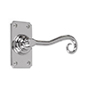 Scrolled Handle, Ilkley Short Plate, Nickel