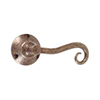 Scrolled Handle, Rowley Plate, Antiqued Brass