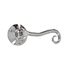 Scrolled Handle, Rowley Plate, Nickel