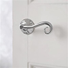 Scrolled Handle, Rowley Plate, Nickel