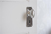 Downley Knob, Ilkley Keyhole Plate, Nickel