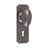 Downley Knob, Ilkley Keyhole Plate, Polished