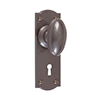 Downley Knob, Nowton Keyhole Plate, Polished